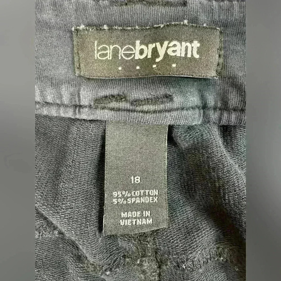 Lane Bryant Black Jegging Zip Front Ankle Pants Stretch Straight Leg Women’s 18 - Picture 7 of 13